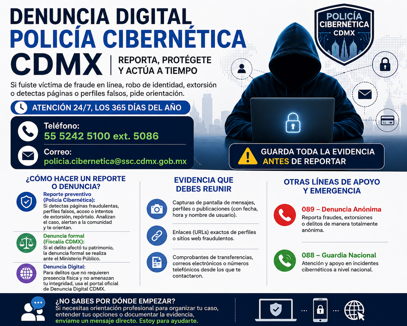 Denuncia Digital Policía Cibernética CDMX: Qué hacer si eres víctima de un delito en línea