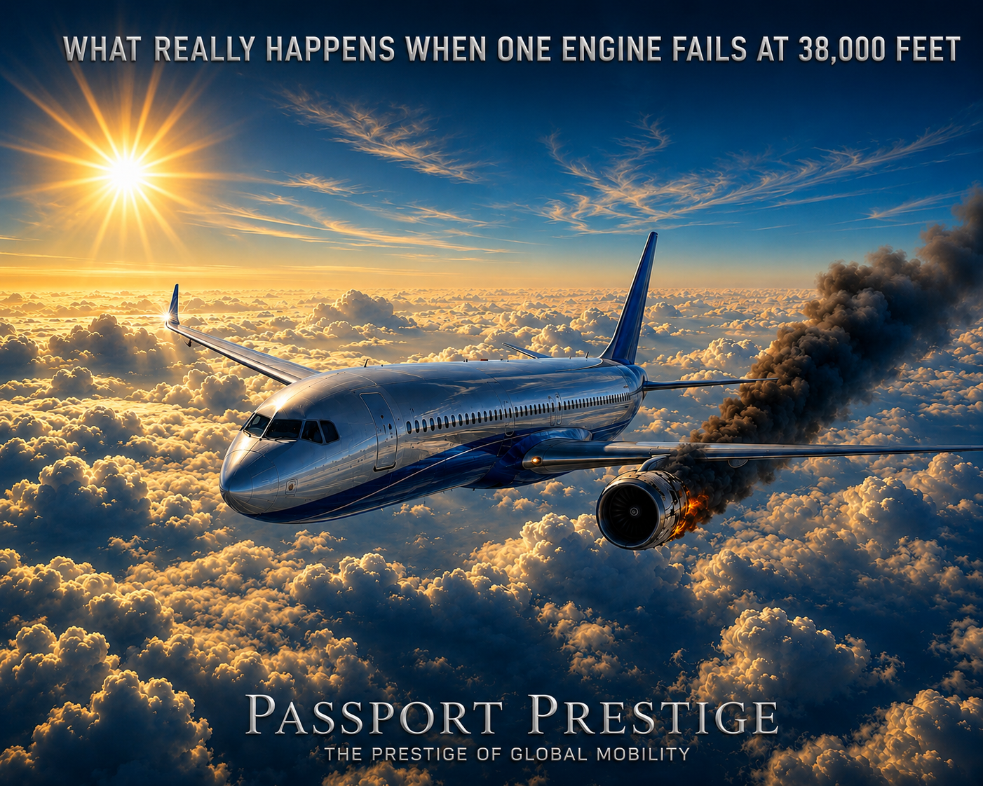 ?? What Really Happens When One Engine Fails at 38000 Feet