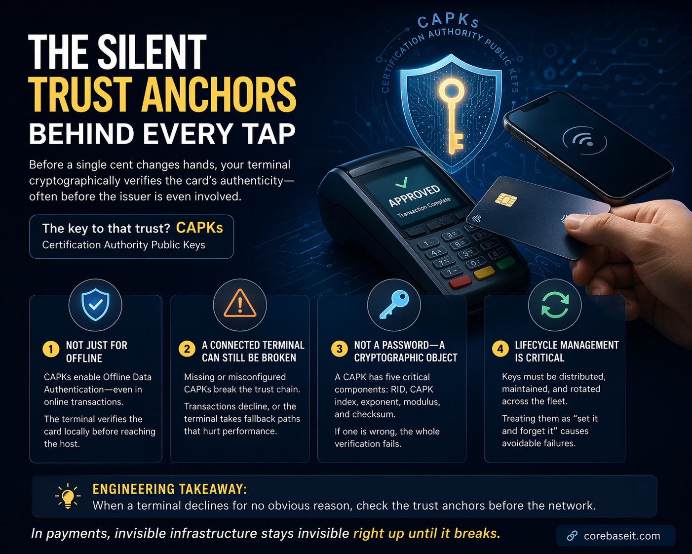 CAPKs: The Cryptographic Trust Anchors Behind Every EMV Transaction