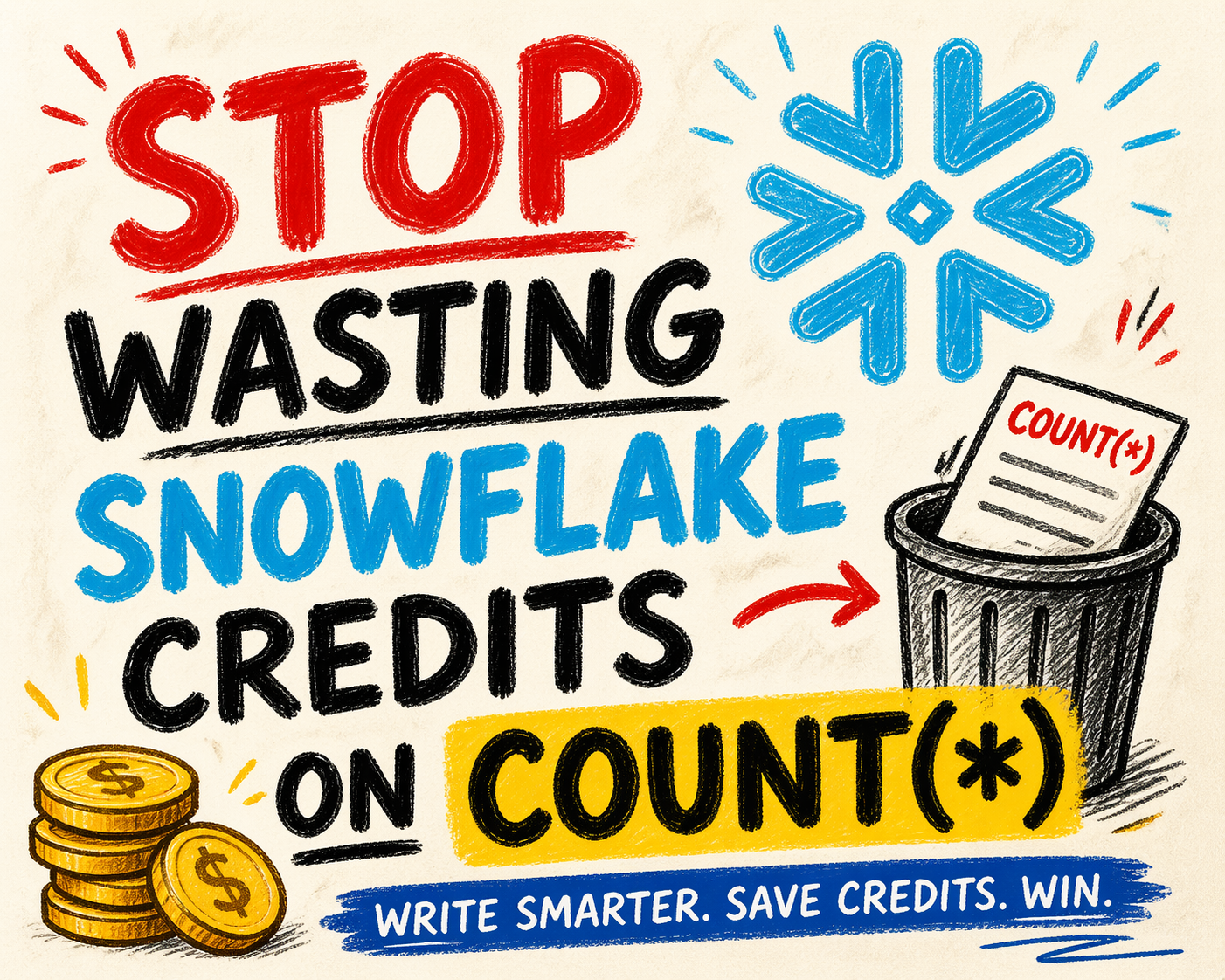 Stop Using COUNT(*) for Existence Checks in Snowflake