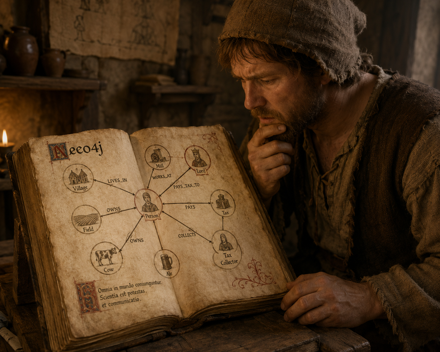 Knowledge Graphs, explained to a Medieval Peasant