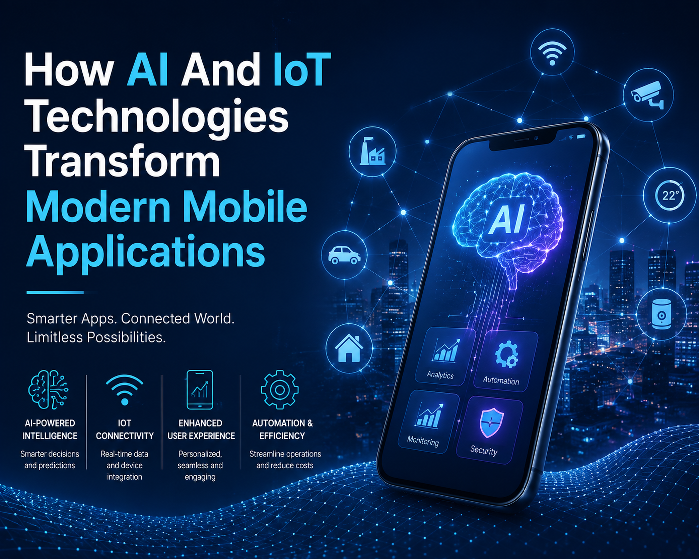 How AI And IoT Technologies Transform Modern Mobile Applications