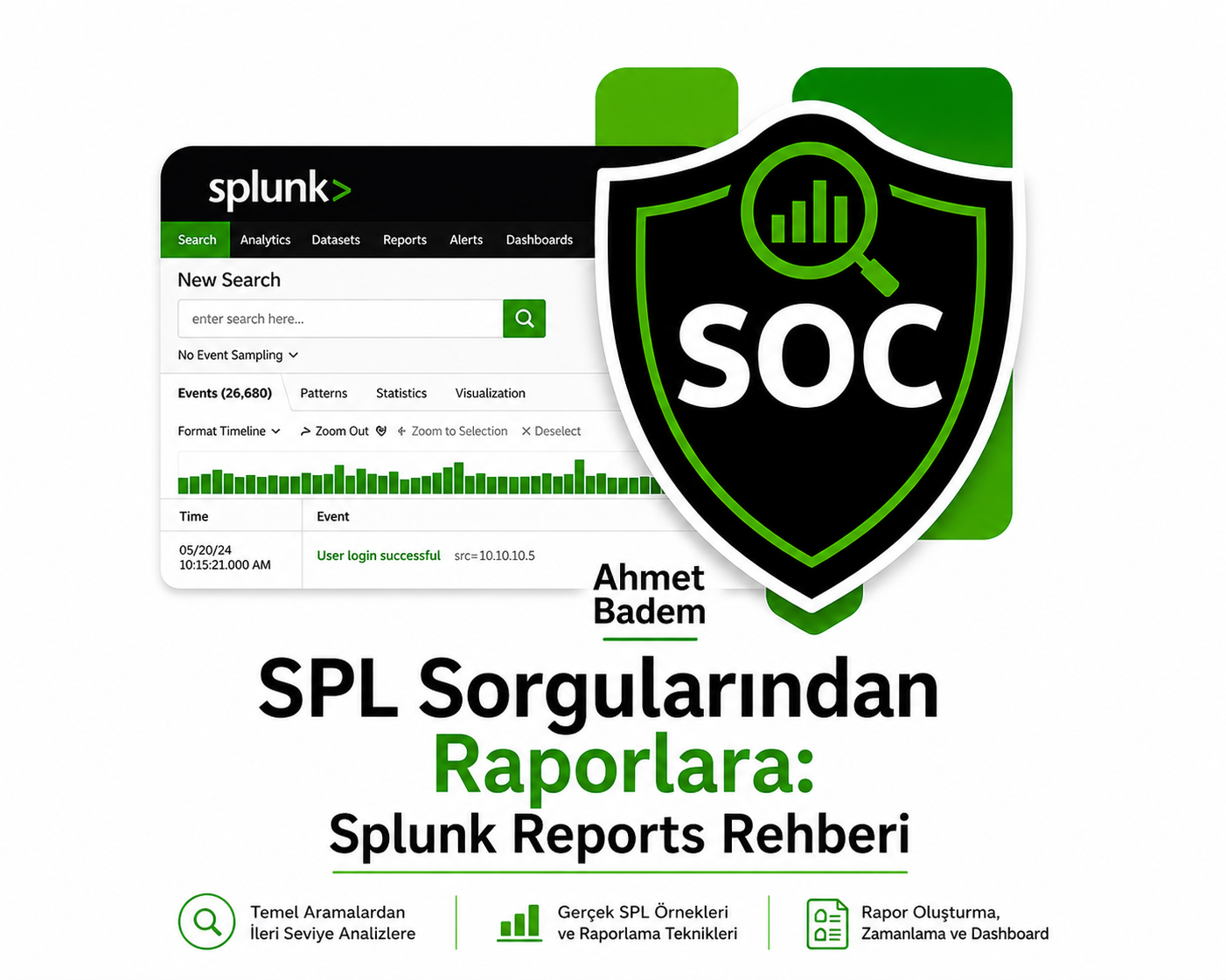 SPL Sorgularından Raporlara: Splunk Reports Rehberi