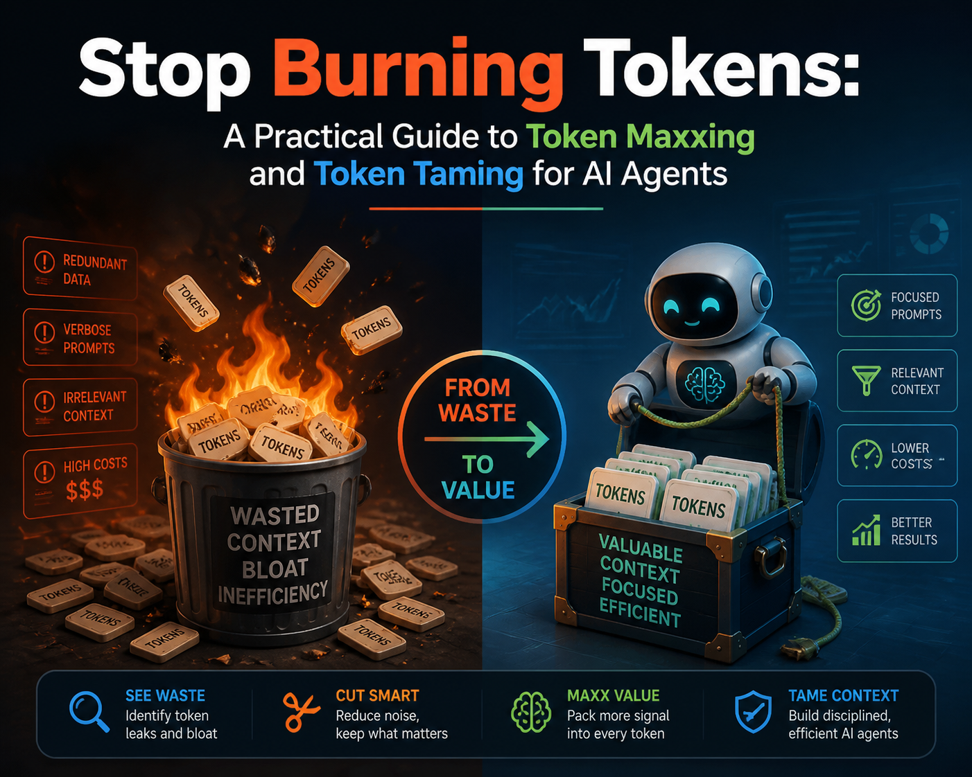 Stop Burning Tokens: A Practical Guide to Token Maxxing and Token Taming for AI Agents