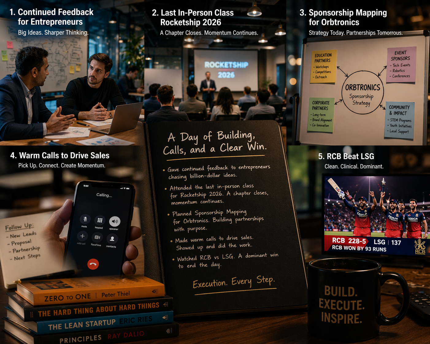 Building Billion-Dollar Ideas by Day… and Watching a Beatdown by Night