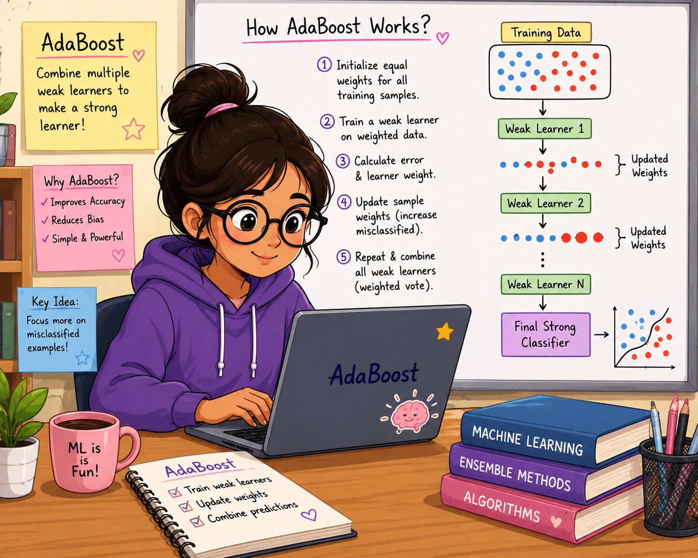 Top 20 AdaBoost Interview Questions & Answers (Part 2 of 2)