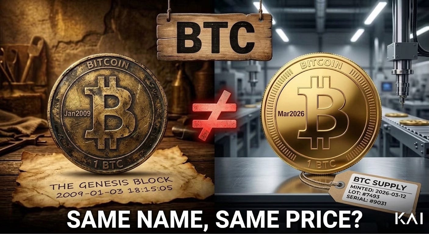 When the market treats every BTC the same, “Old Bitcoin” may become the next value narrative.
