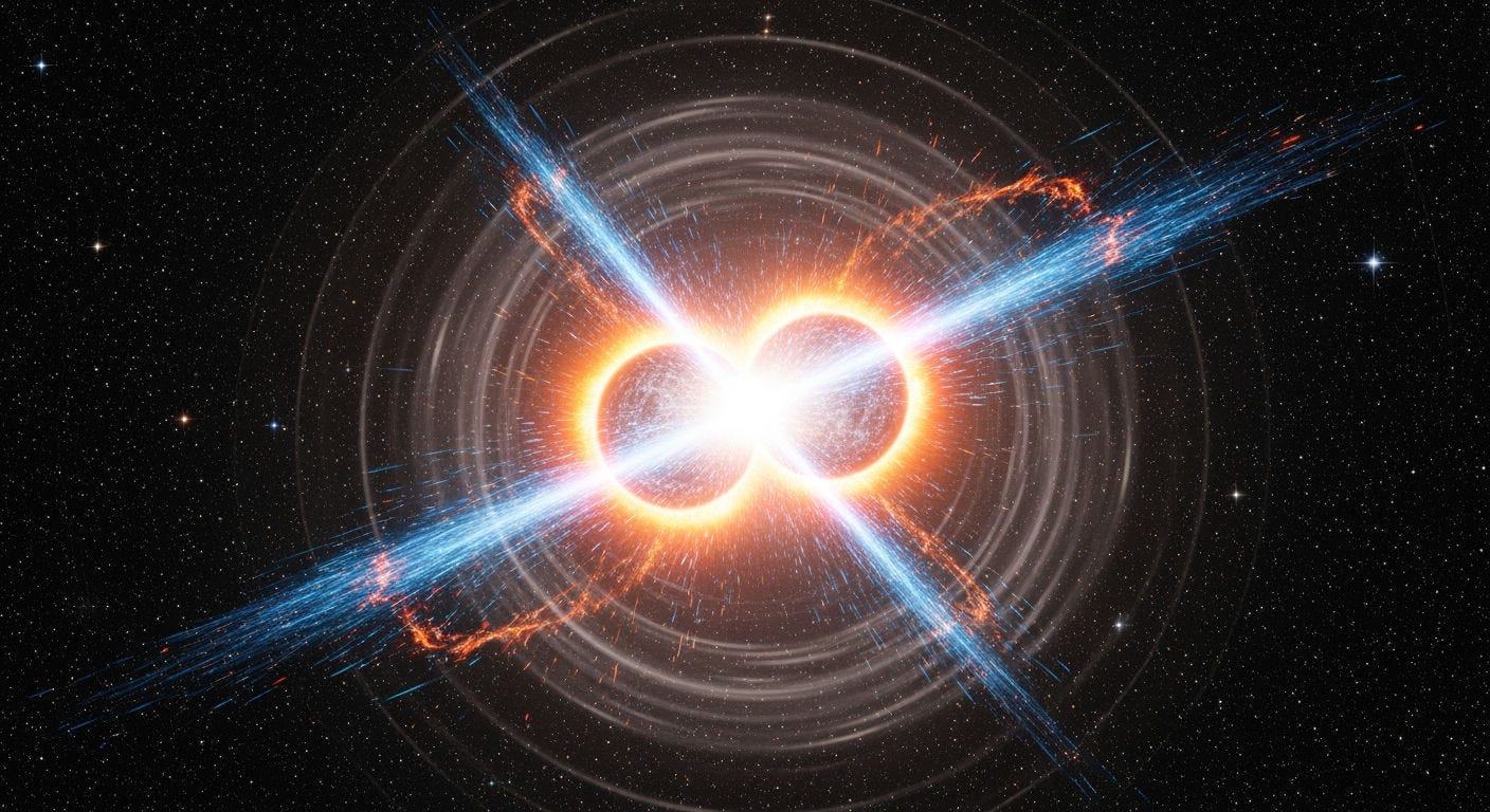 Two Dead Stars Collided — And Gave Us a Better Measurement of the Univ