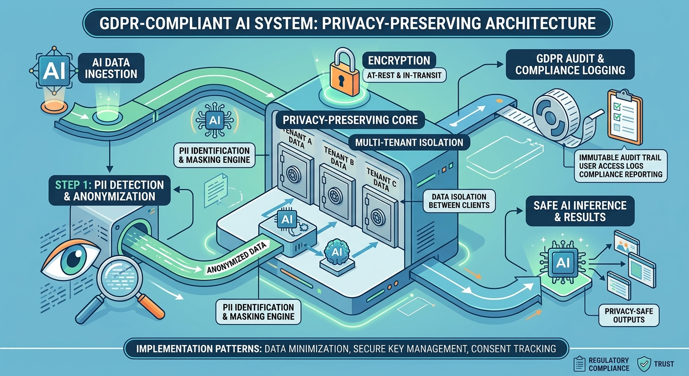 Data Privacy in AI Systems: Compliance and Implementation