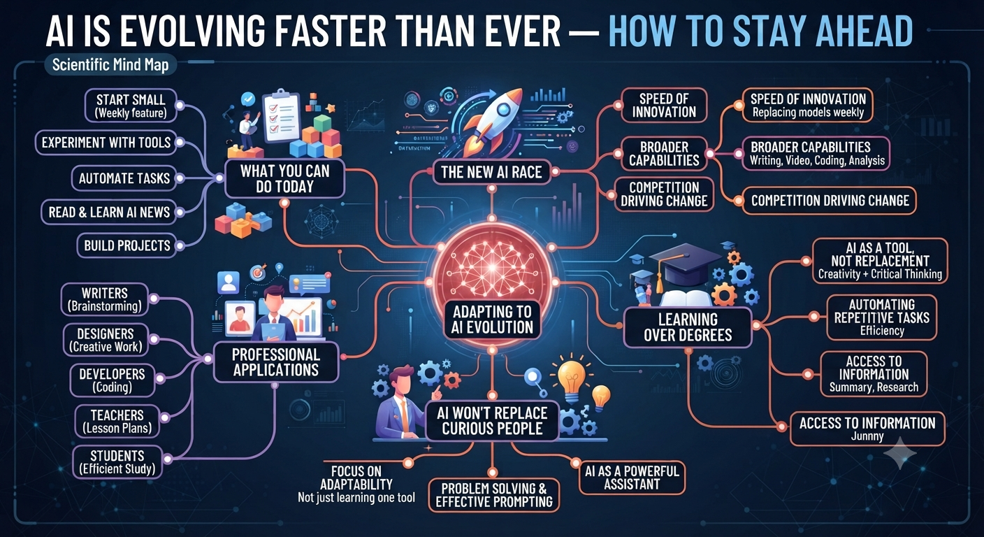 AI Is Evolving Faster Than Ever — Here’s How to Stay Ahead Instead of Falling Behind.