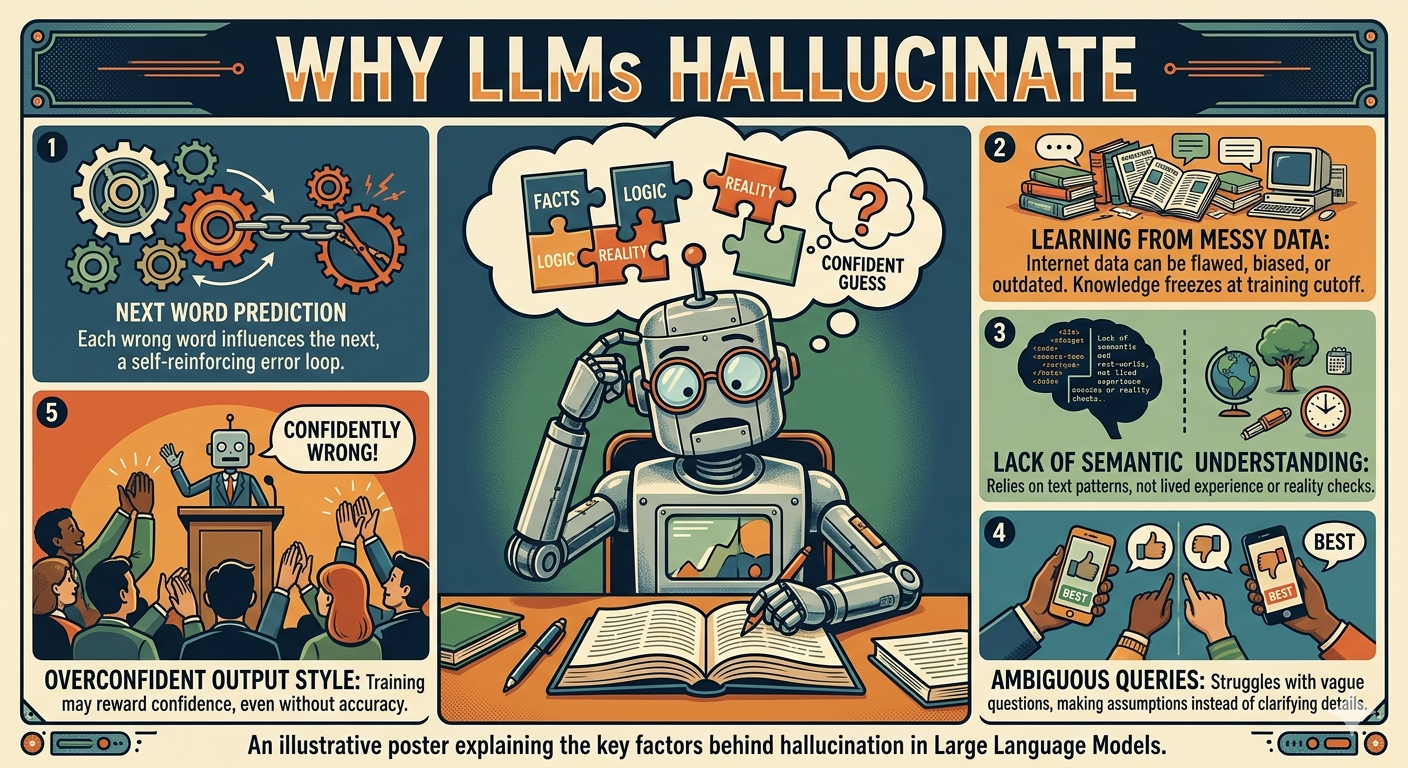 Why LLMs Hallucinate