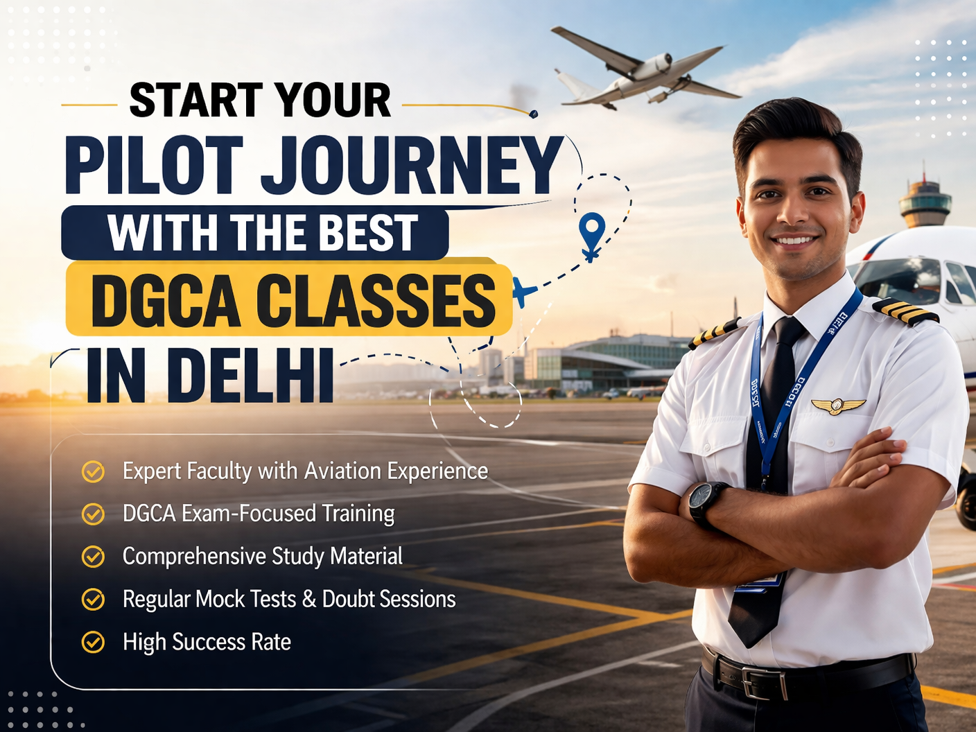 Start Your Pilot Journey with the Best DGCA Classes in Delhi Start Your Pilot Journey with the Best DGCA Classes in Delhi