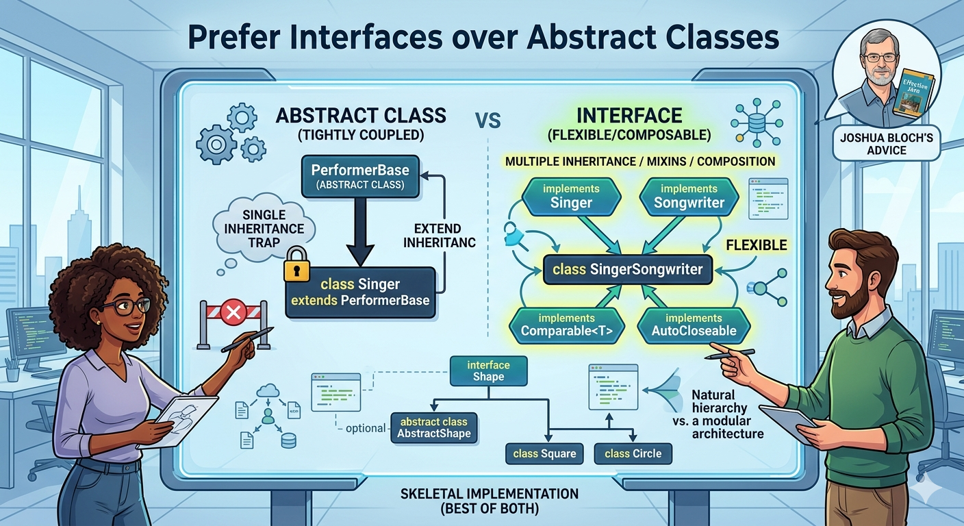 Prefer Interfaces to Abstract Classes — Here’s Why Senior Devs Follow This Rule