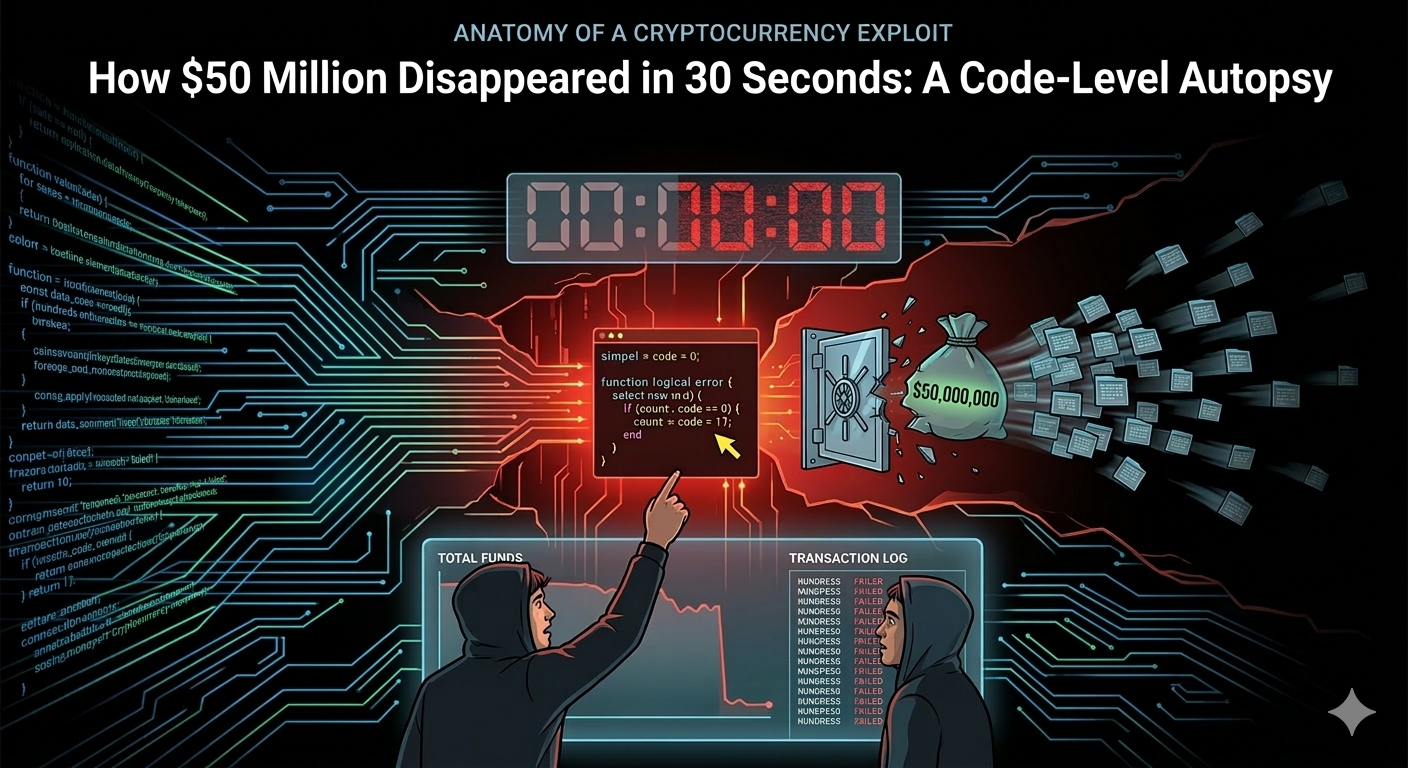 How $50 Million Disappeared in 30 Seconds: A Code-Level Autopsy