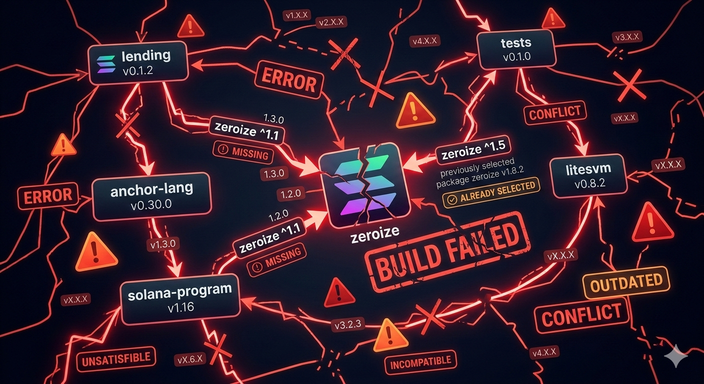 Solana Dependency Hell: Why your next audit will start with the desire to quit everything