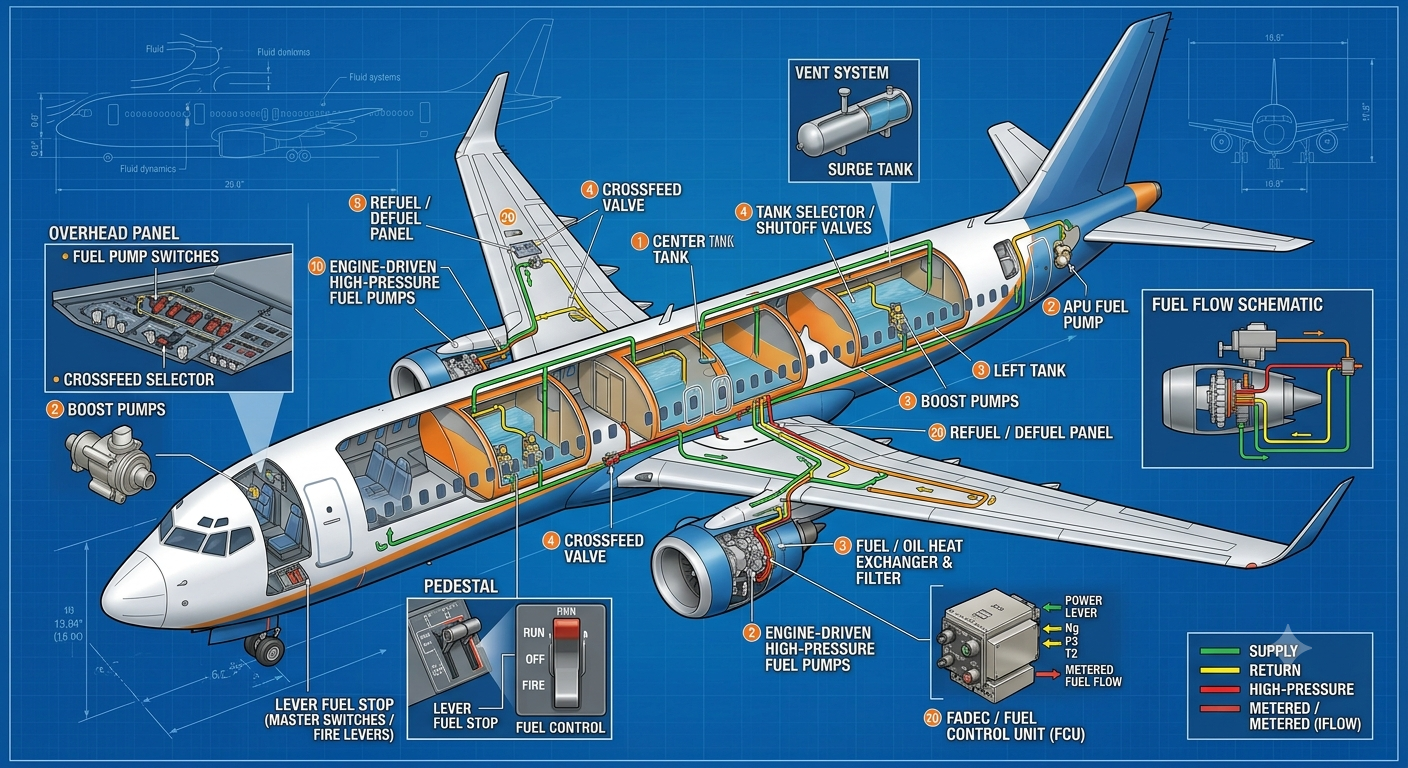 Understanding Aircraft Fuel Control Systems: Components Every Aviation Understanding Aircraft Fuel Control Systems: Components Every Aviation