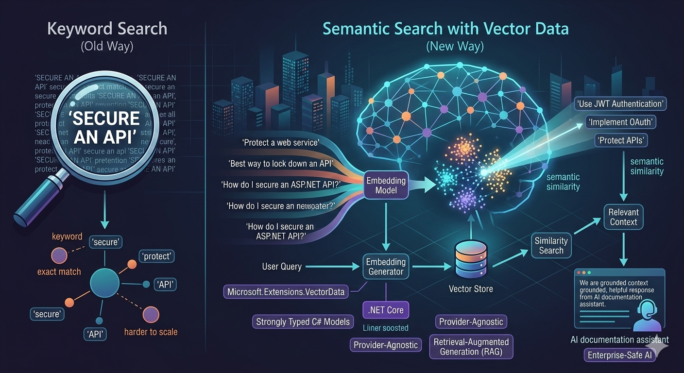 Vector Data in .NET: Building Semantic Search with Practical Examples