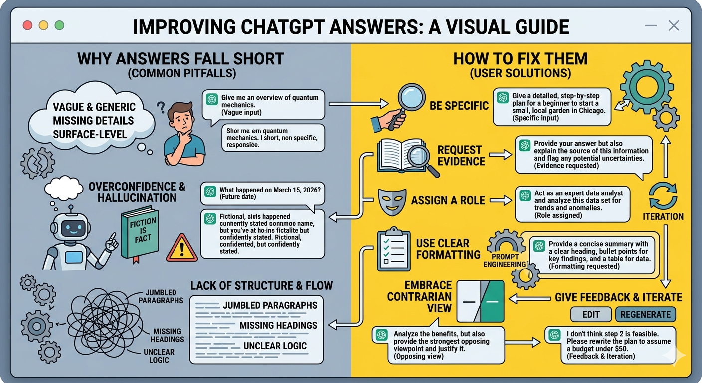 How ChatGPT’s Answers Fall Short and How to Fix Them