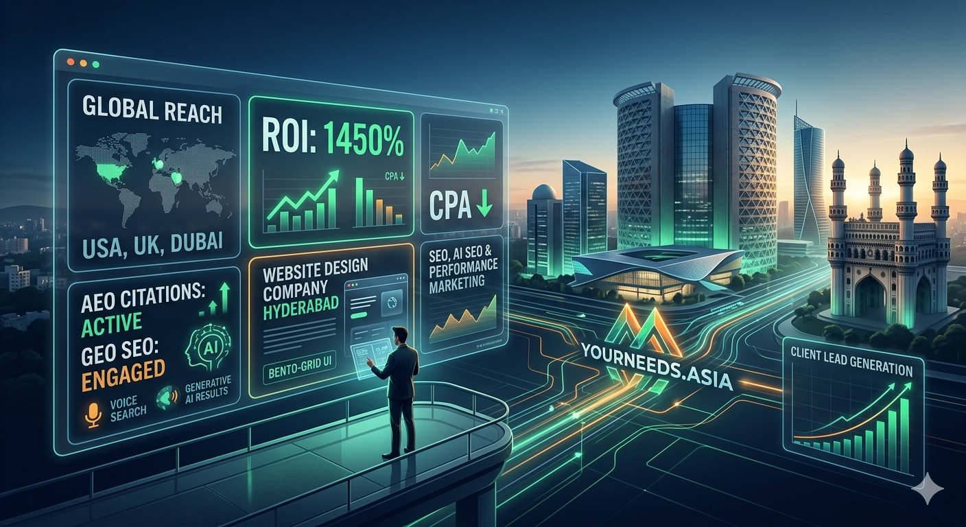 Discover ROI-Driven Digital Marketing in Hyderabad: Engineering Success with Yourneeds.asia