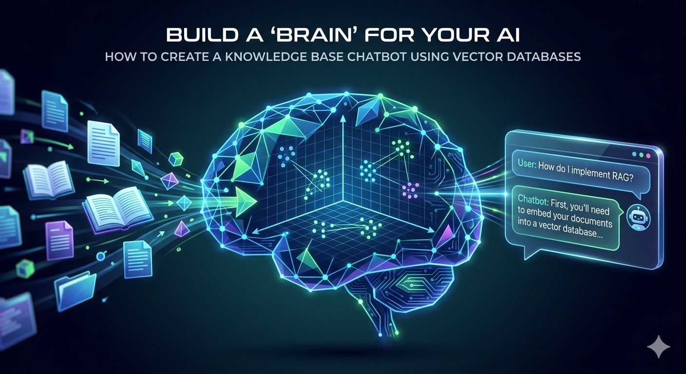 Build a ‘Brain’ for Your AI: How to Create a Knowledge Base Chatbot Using Vector Databases