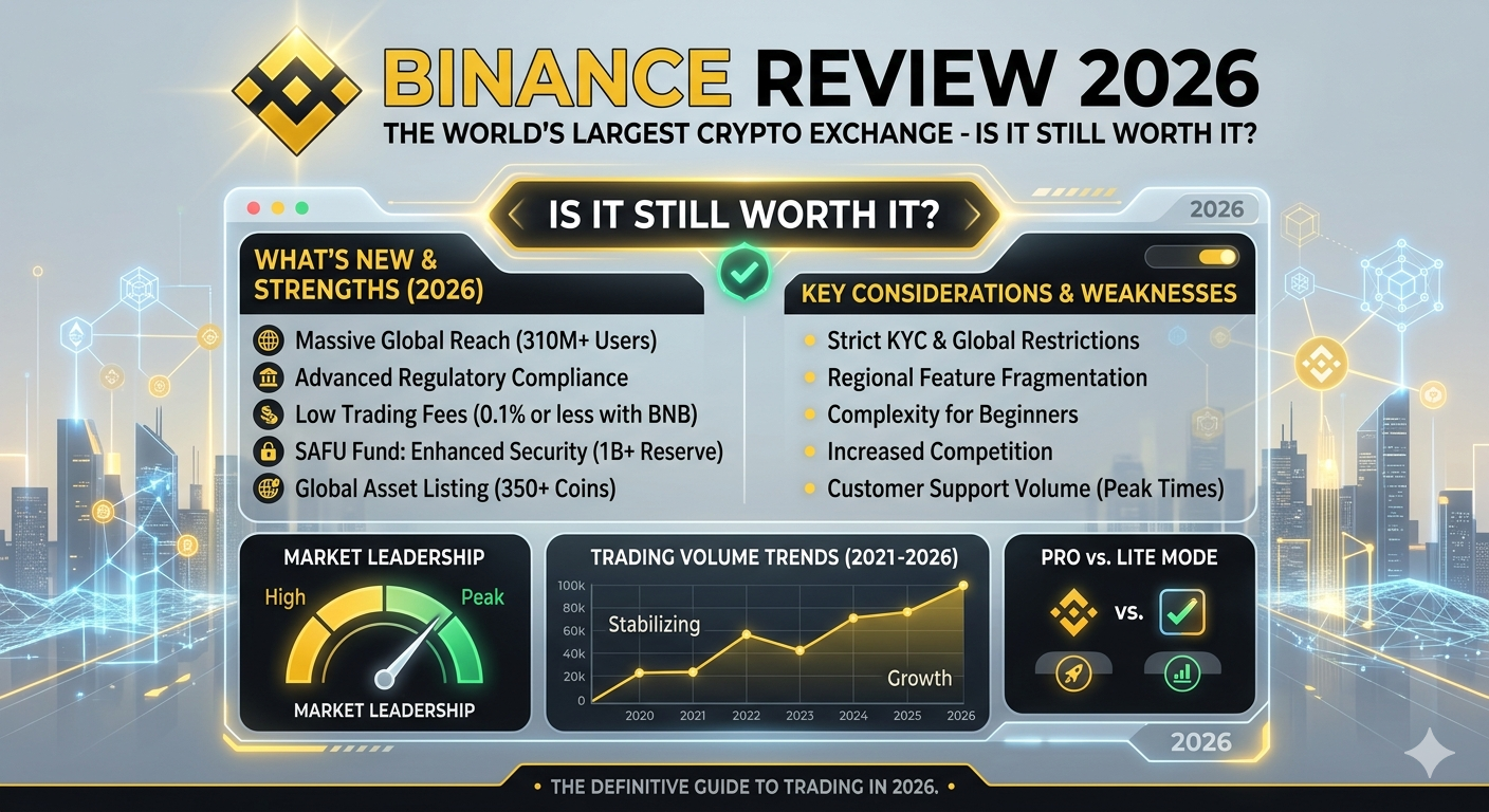 Binance Review 2026: The World’s Largest Crypto Exchange — Is It Still Worth It?