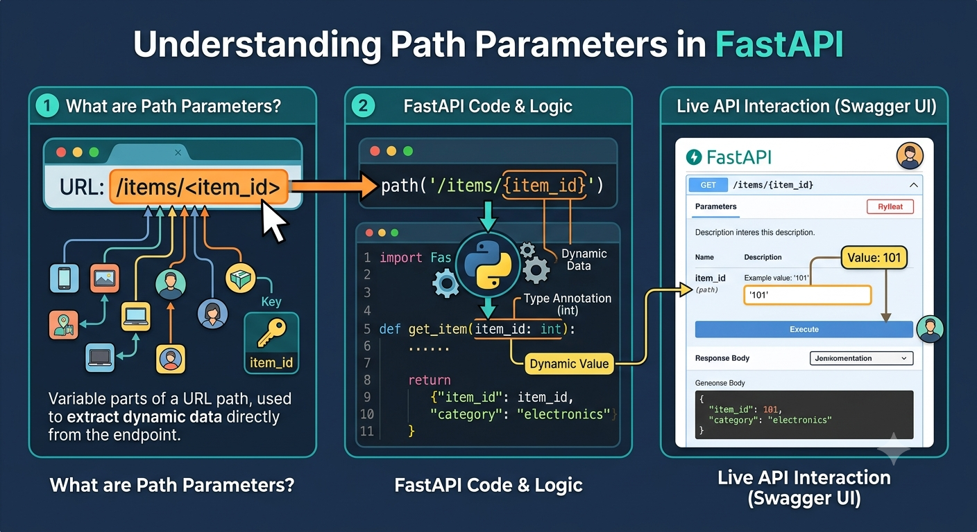 What are Path Parameters in FastAPI? | FastAPI Tutorial Series — Chapter 03