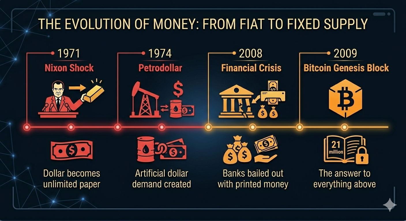 The Cracks in Paper Money: Why Bitcoin Was Never an Accident