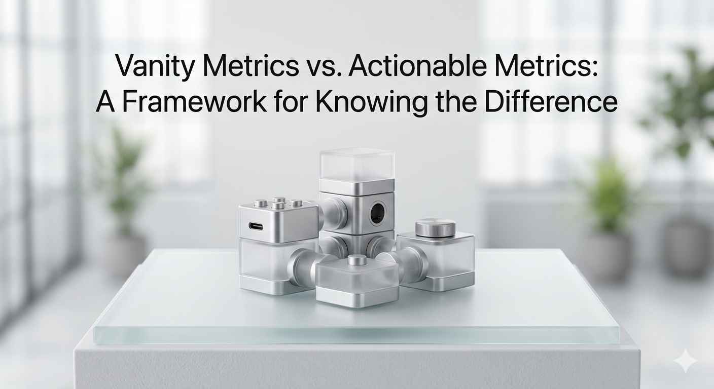 Vanity Metrics vs. Actionable Metrics: A Framework for Knowing the Difference