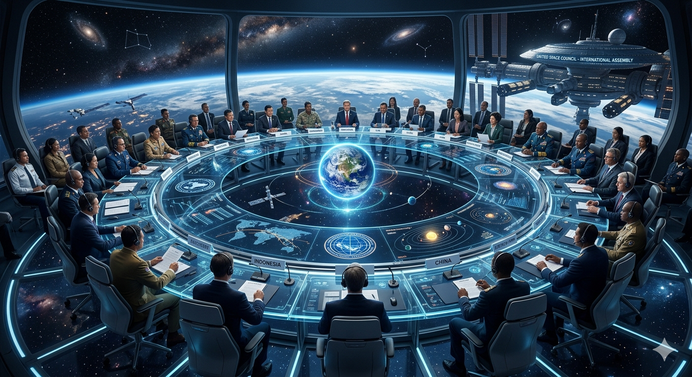 Gravity-Free Diplomacy: When International Relations Reaches Outer Spa