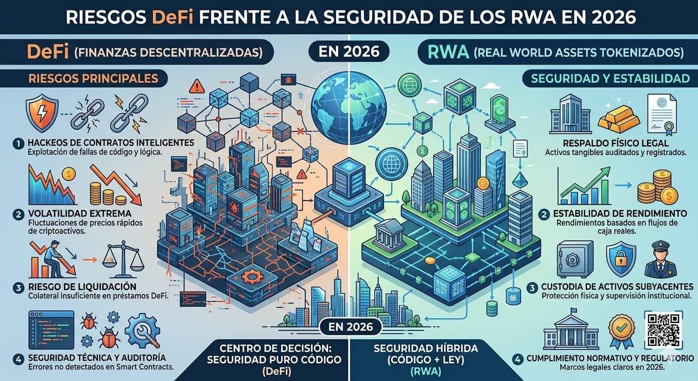 RWA vs. DeFi Tradicional: ¿Cuál es más seguro para tu capital?