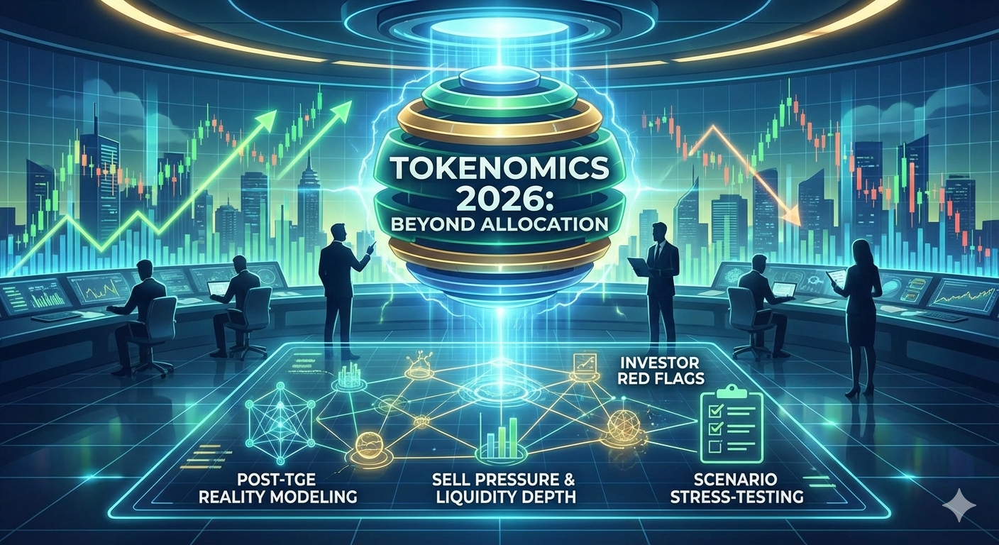 Tokenomics Calculator 2026: How to Model Sell Pressure, Unlocks and Investor Red Flags Before TGE