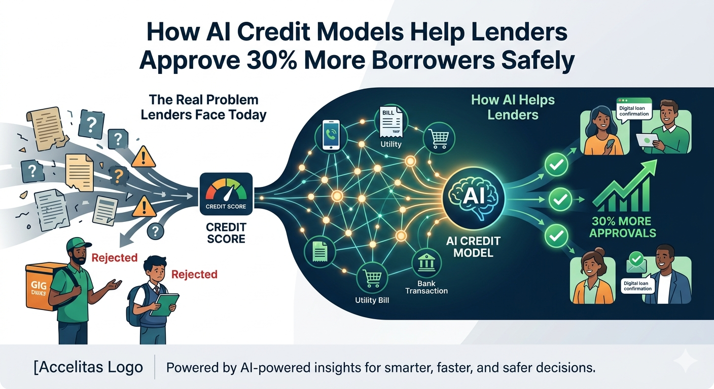 How AI Credit Models Help Lenders Approve 30% More Borrowers Safely
