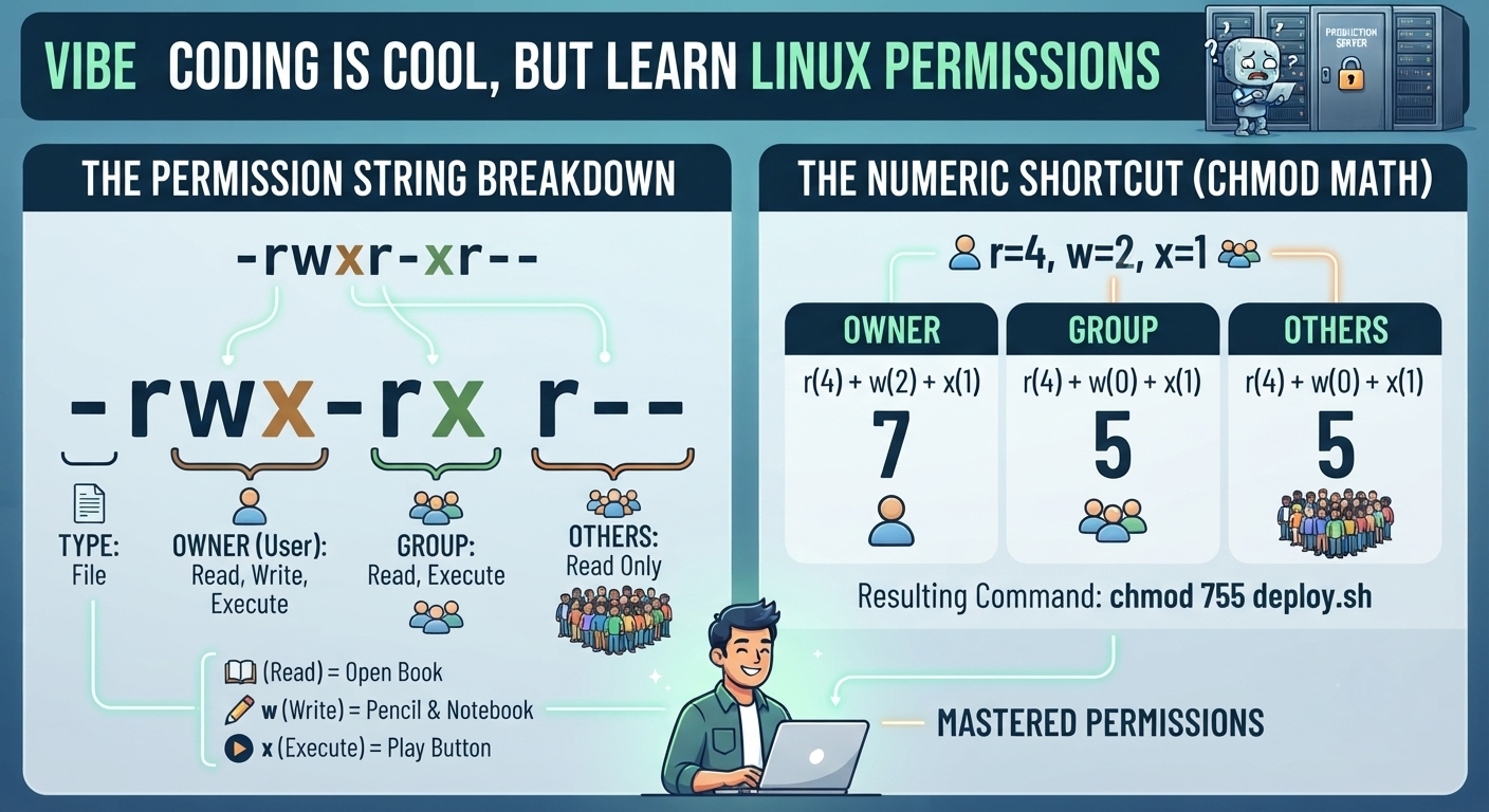 Vibe Coding Is Cool, But Learn Linux Permissions Before You Break the House
