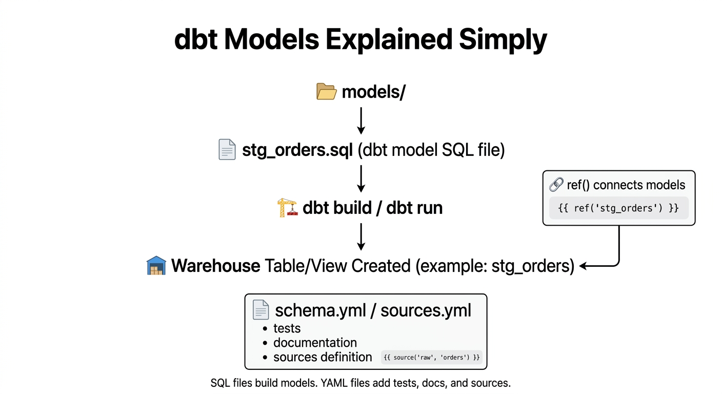 What Are dbt Models? (Beginner-Friendly Explanation)
