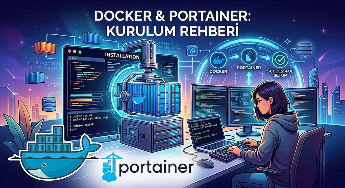 Yeni Başlayanlar İçin Docker ve Portainer Mantığı — Kurulumu
