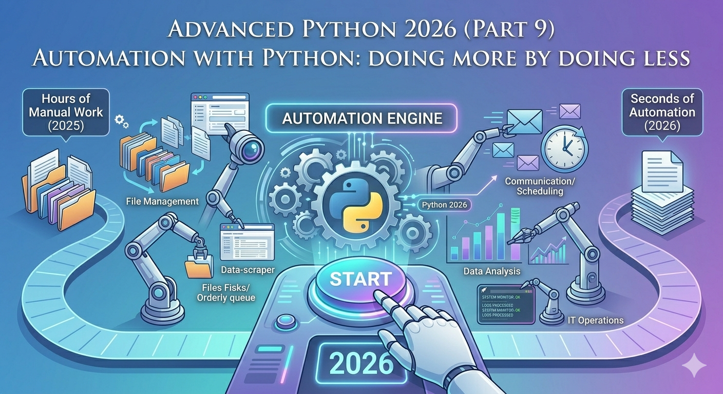 Advanced Python 2026 (Part 9): Automation With Python — Doing More by Doing Less