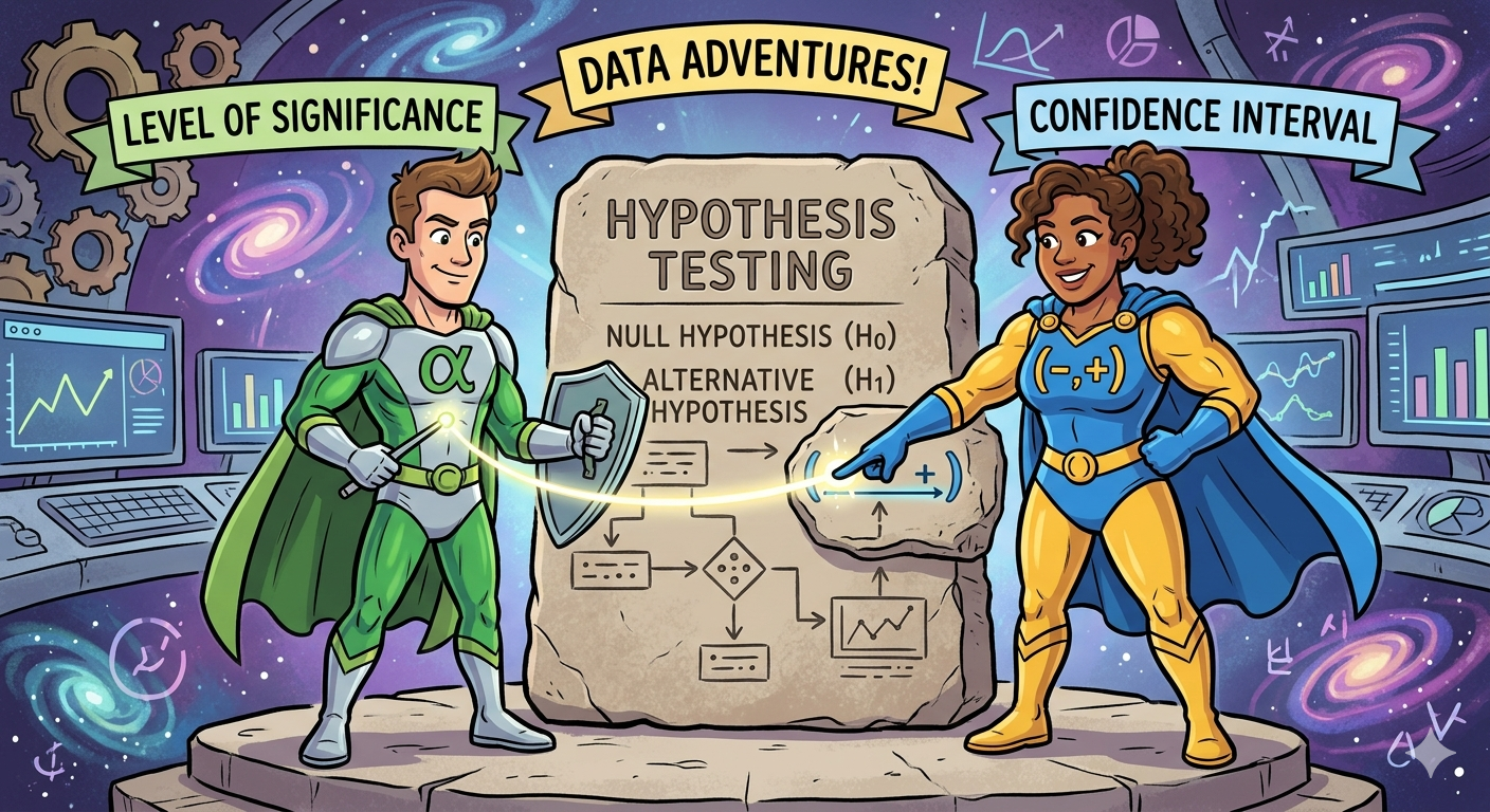 How Confidence Intervals and Significance Levels Work in Hypothesis Testing