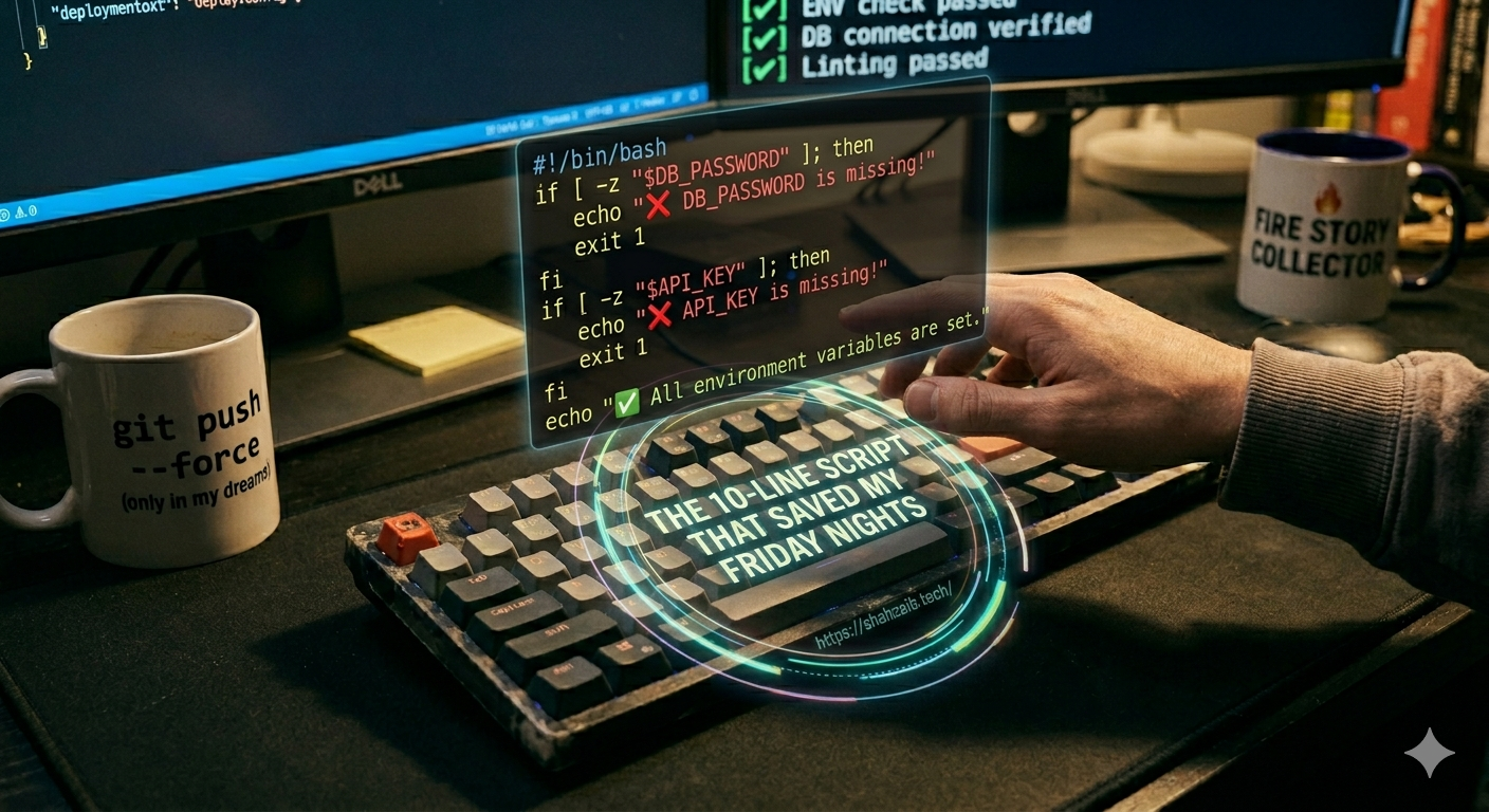 The 10-Line Script That Saved My Friday Nights