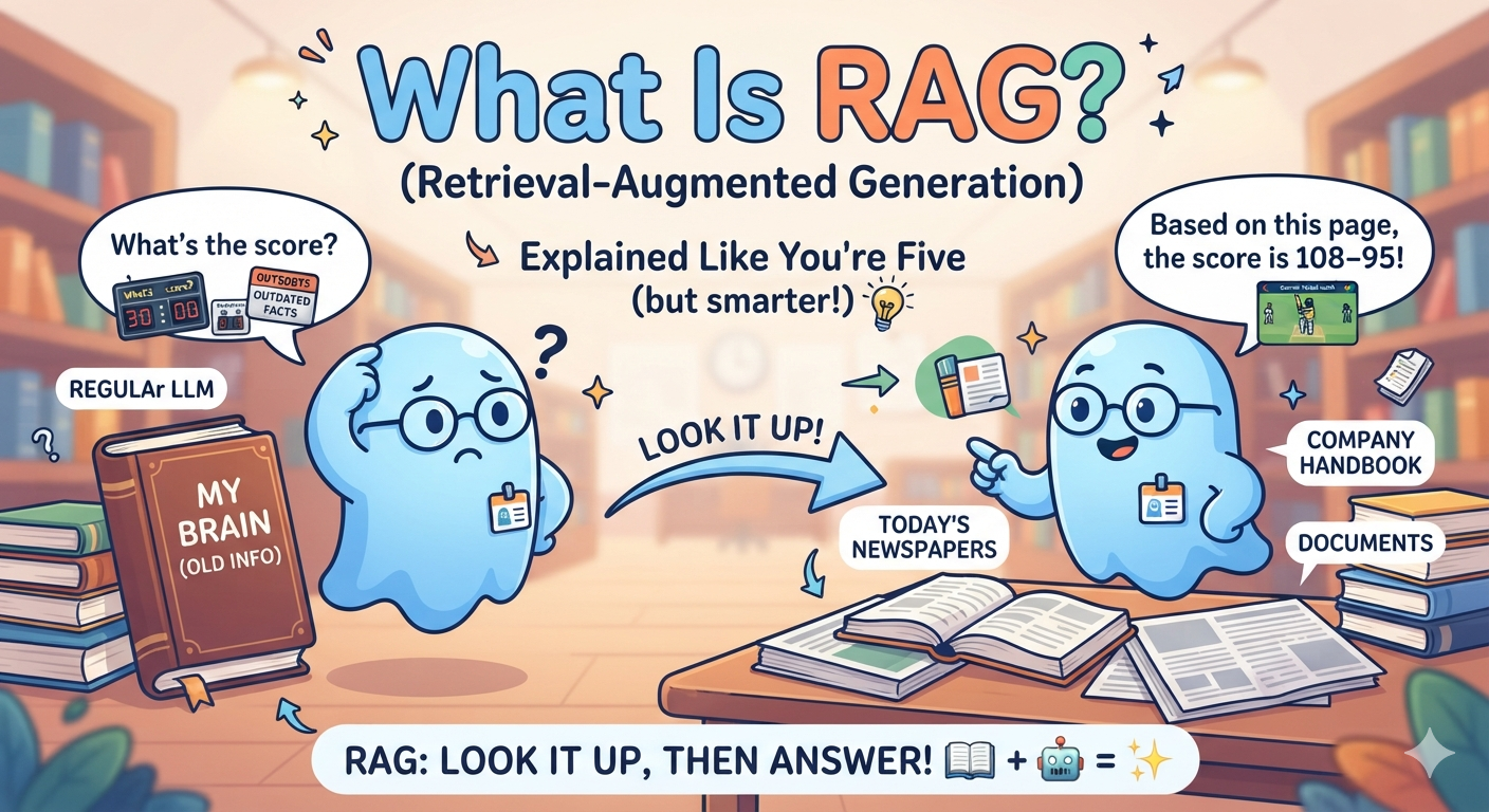 What Is RAG (Retrieval-Augmented Generation)? Explained Like You’re Five
