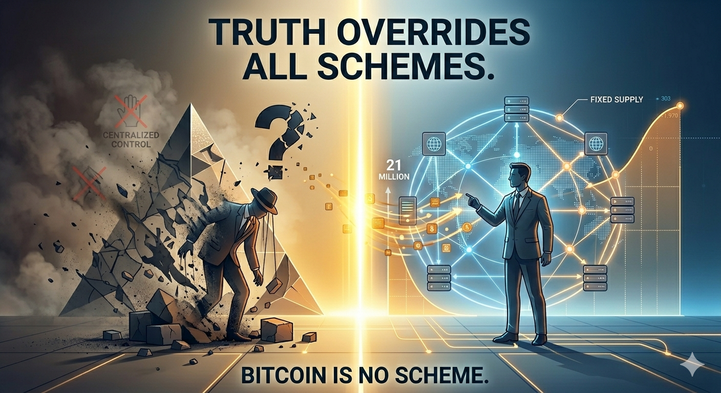 4 Simple Reasons Why Bitcoin Is Not a Ponzi Scheme