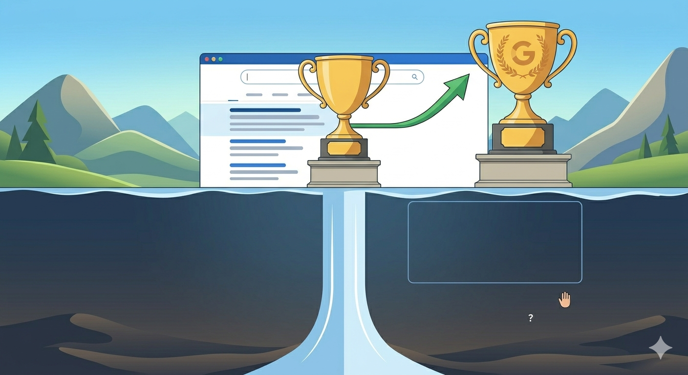 Your Google Ranking Can Be a Trophy and a Mirage — for AI Answers