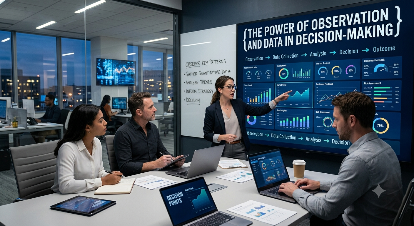 The Power of Observation and Data in Decision-Making