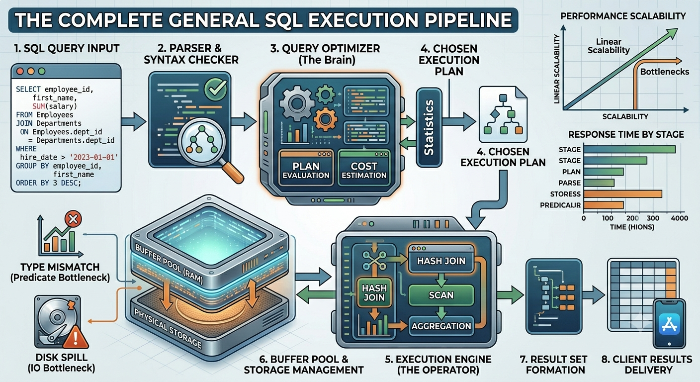 Behind the SELECT: How your SQL query executes under the hood