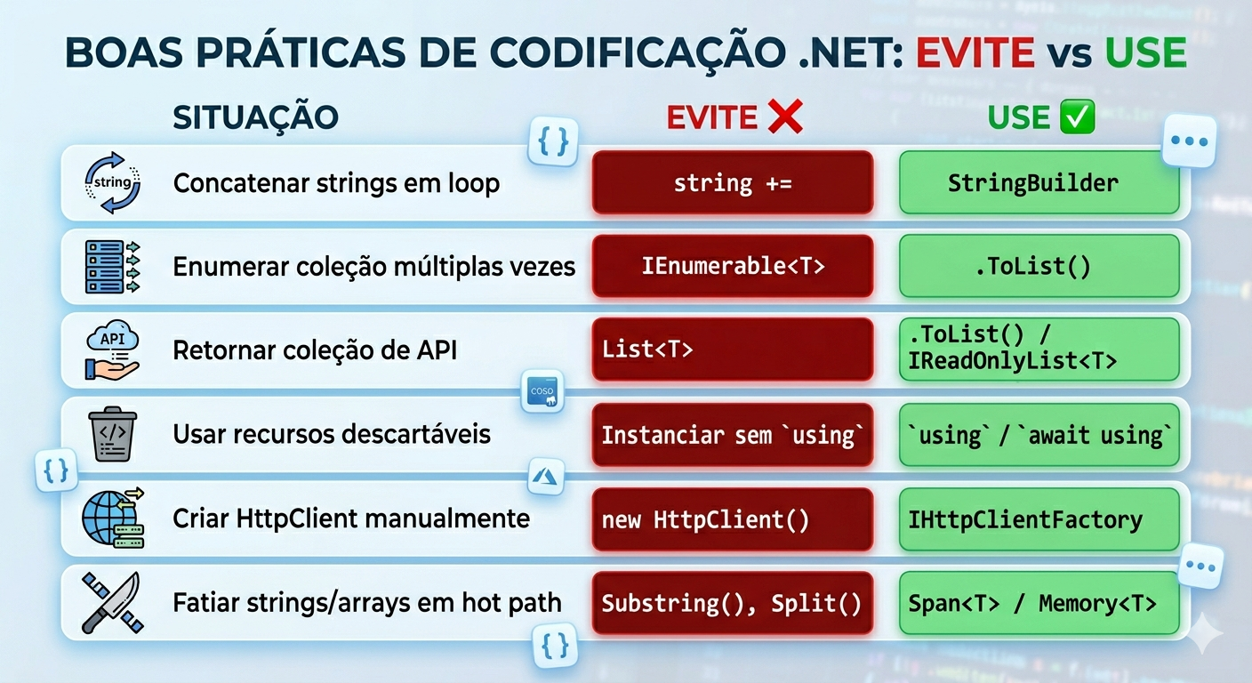 Seu código .NET está desperdiçando memória e você não sabe!