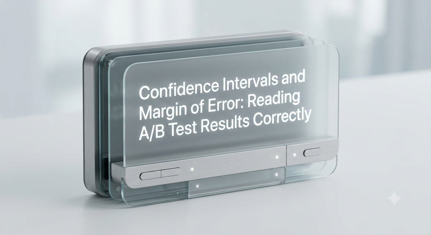Confidence Intervals and Margin of Error: Reading A/B Test Results Correctly