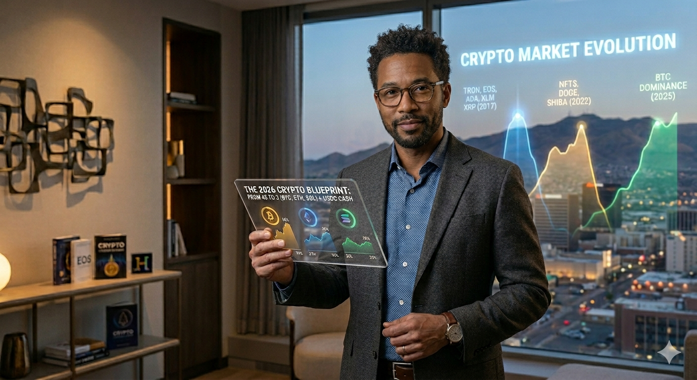 From 40 Cryptos to 3: My Disciplined Portfolio Strategy for 2026