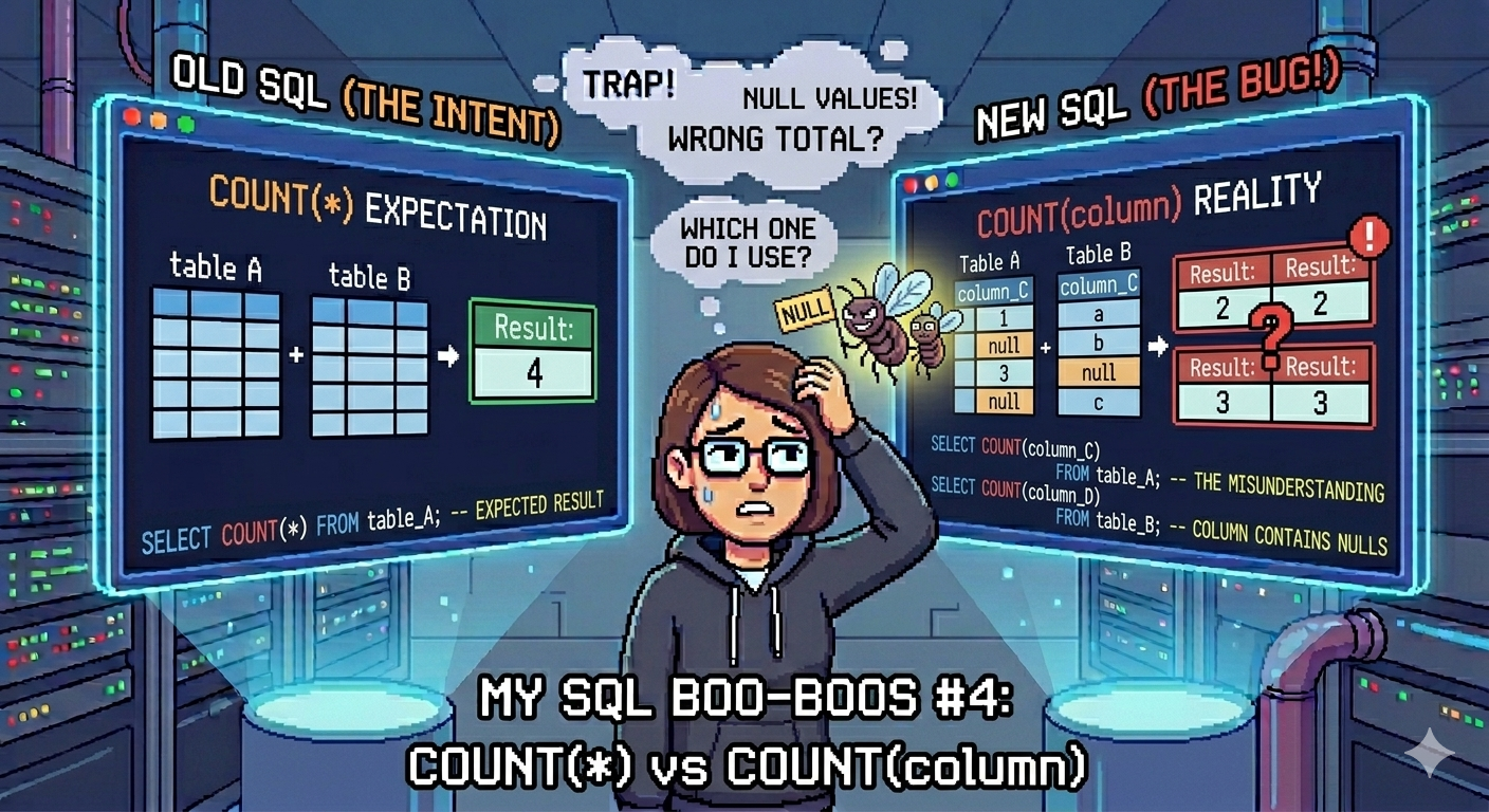 SQL Boo-Boos #4: COUNT(*) vs COUNT(column)