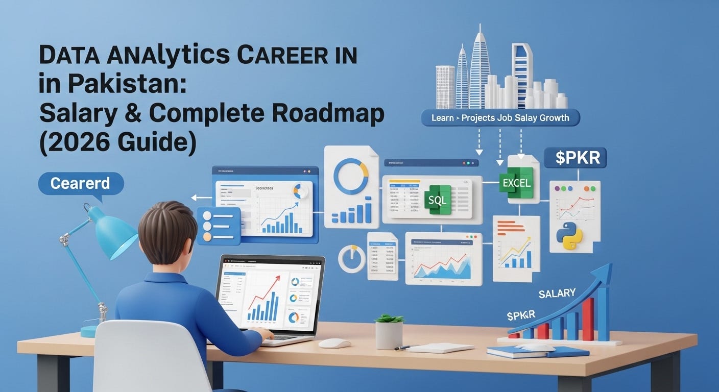 Data Analytics Career in Pakistan: Salary & Complete Roadmap (2026 Guide)