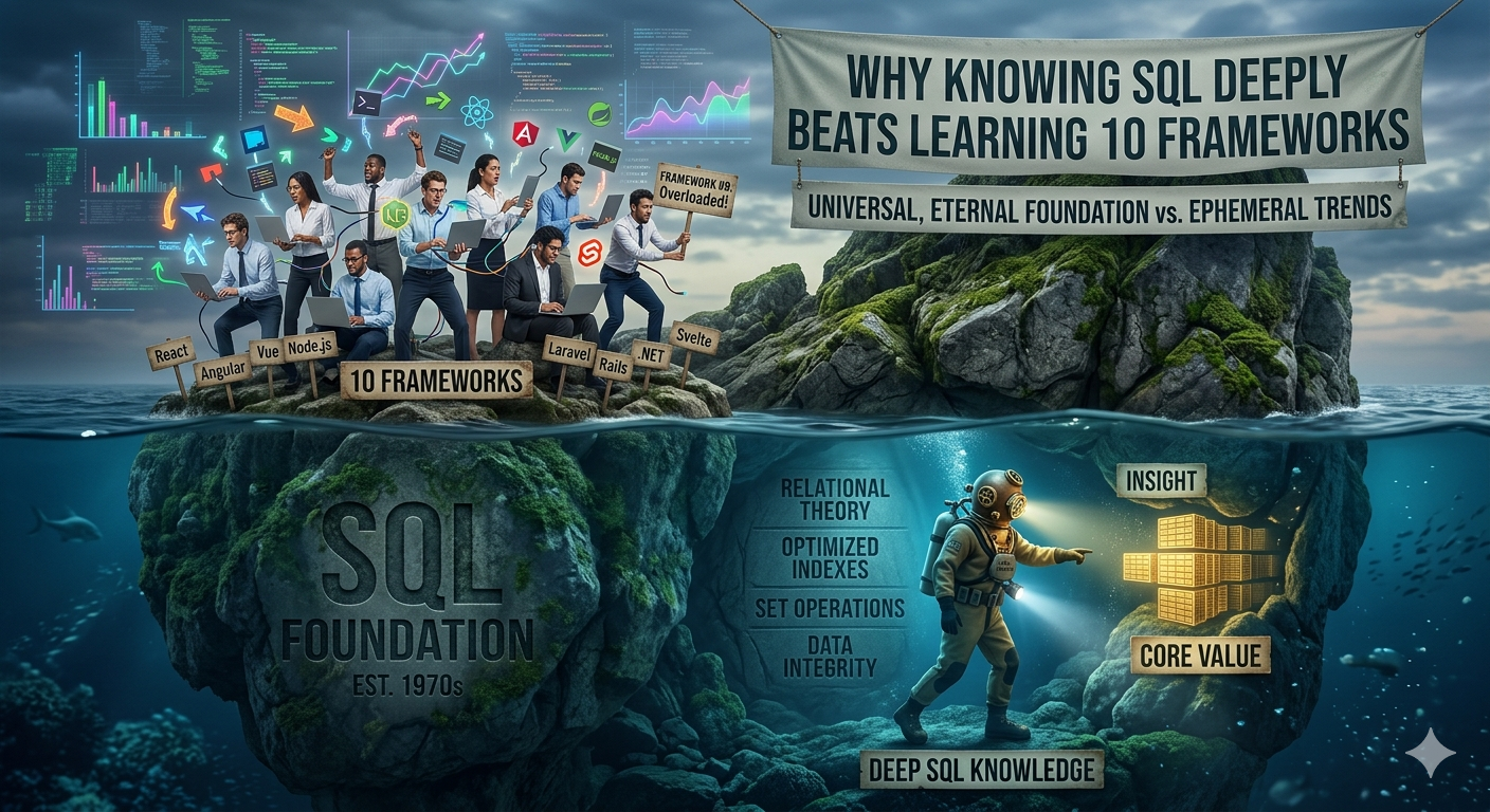 Why Knowing SQL Deeply Beats Learning 10 Frameworks