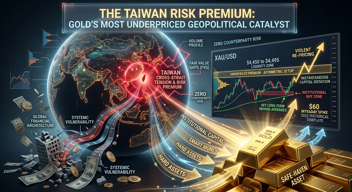 The Taiwan Risk Premium: Gold’s Most Underpriced Geopolitical Catalyst